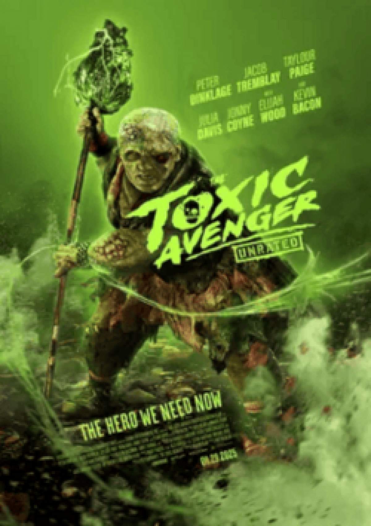The Toxic Avenger Unrated poster