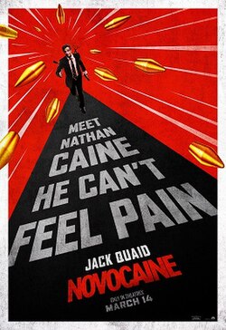 Novocaine poster film